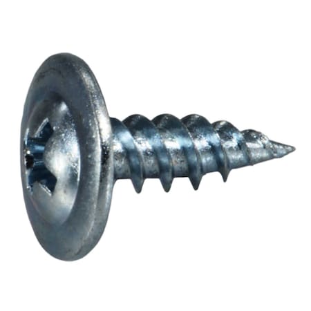 Midwest Fastener Sheet Metal Screw, #8 x 1/2 in, Zinc Plated Steel Truss Head Phillips Drive, 100 PK 53834